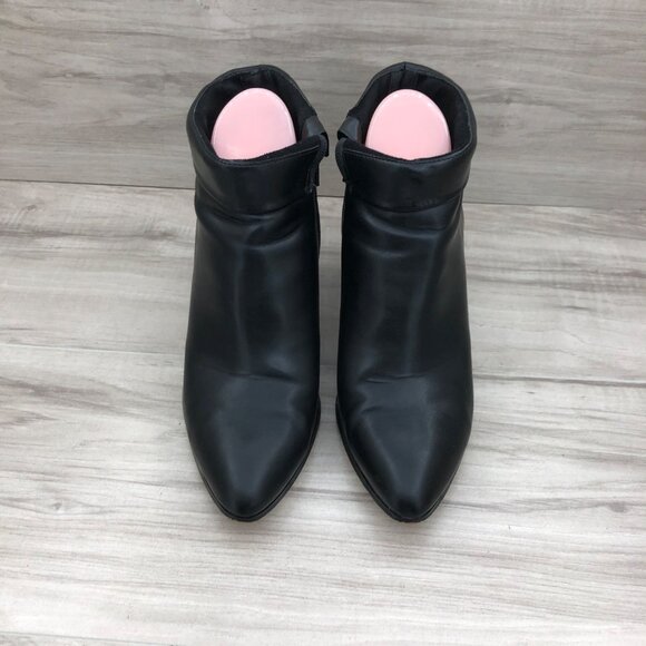 BCBGeneration Ankle Boots Women's 9 Stein Black Side Zip Booties - Picture 6 of 10